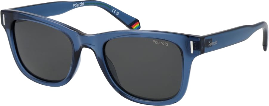 Polaroid Blue Plastic Sunglasses Blauw