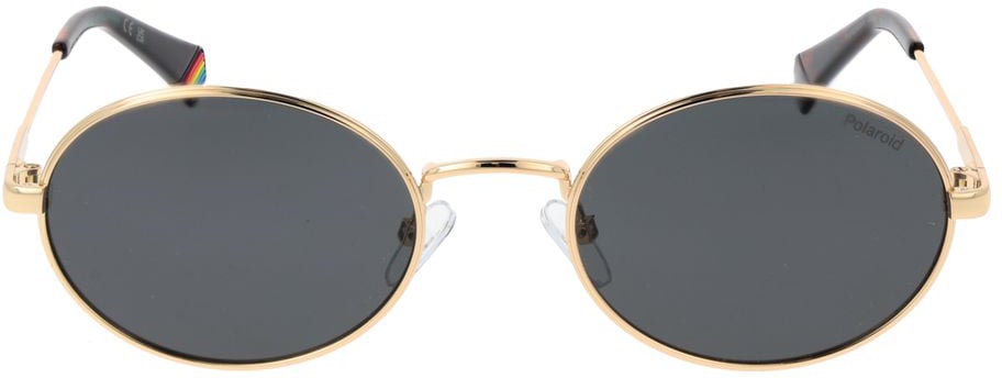Polaroid Gold Metal Sunglasses Goud