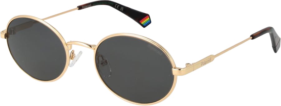 Polaroid Gold Metal Sunglasses Goud