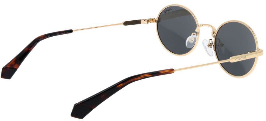 Polaroid Gold Metal Sunglasses Goud
