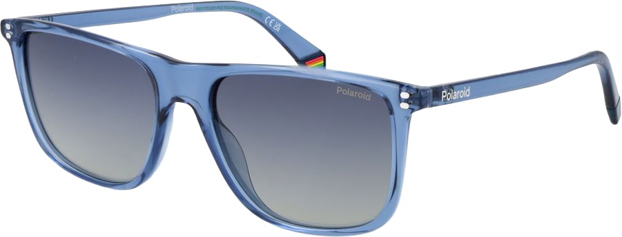 Polaroid Blue Plastic Sunglasses Blauw