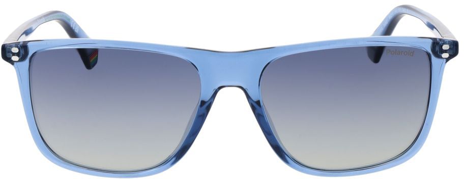 Polaroid Blue Plastic Sunglasses Blauw