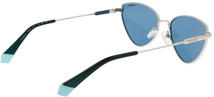 Polaroid Gray Metal Sunglasses Grijs