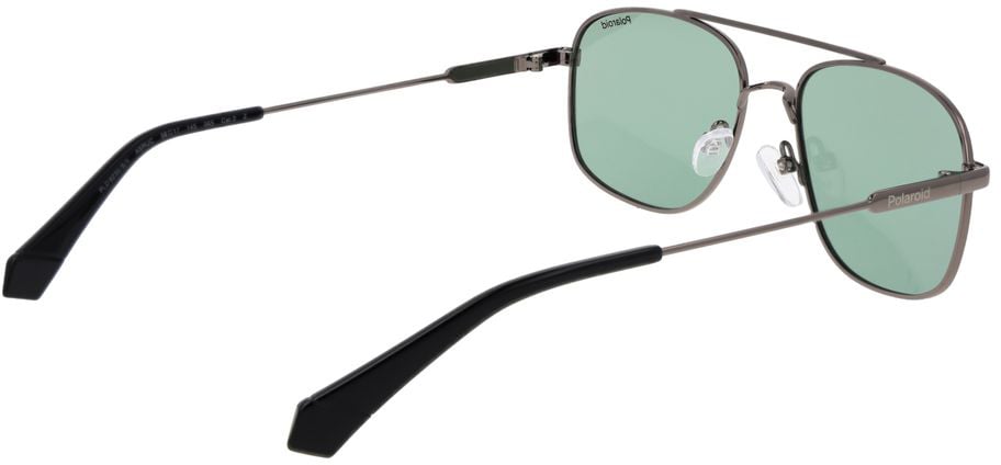 Polaroid Gray Metal Sunglasses Grijs