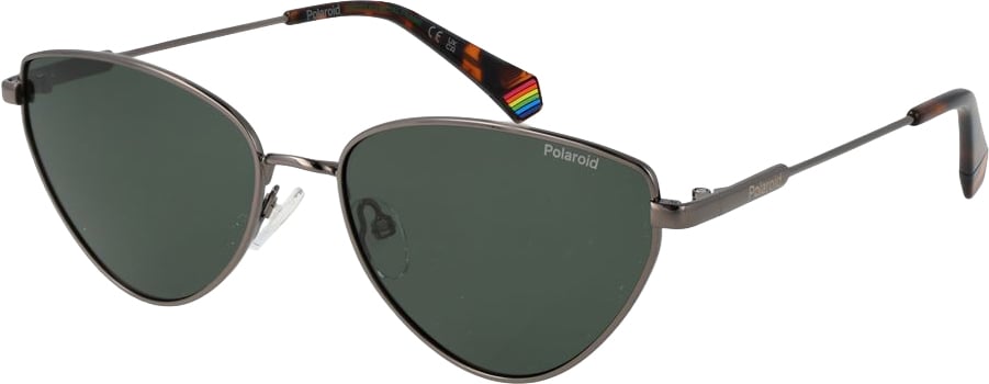 Polaroid Gray Metal Sunglasses Grijs