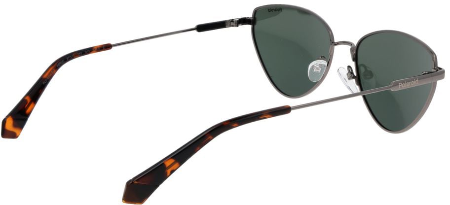 Polaroid Gray Metal Sunglasses Grijs