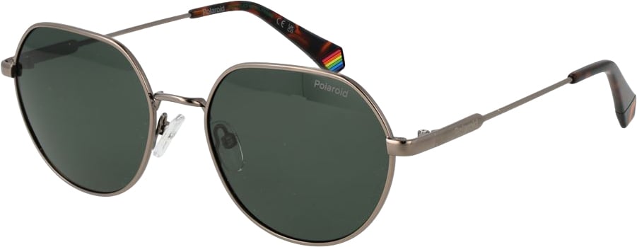 Polaroid Gray Metal Sunglasses Grijs