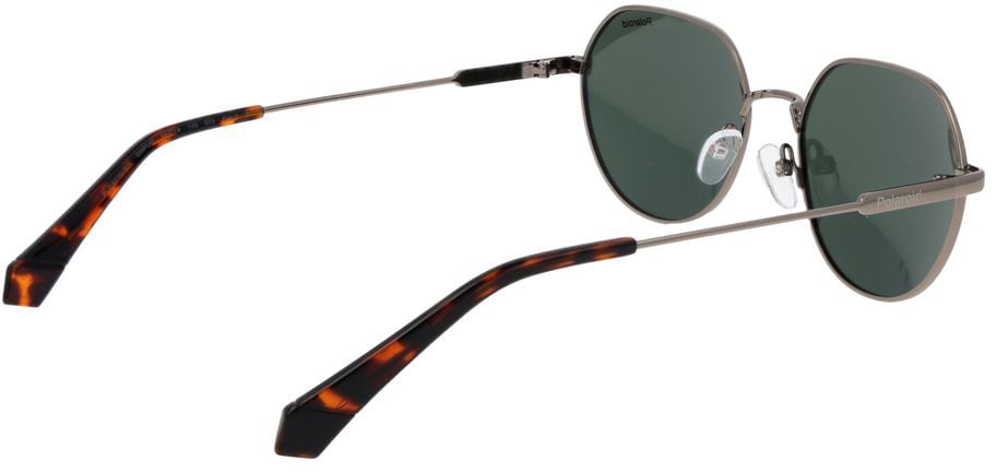 Polaroid Gray Metal Sunglasses Grijs