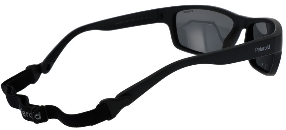 Polaroid Black Plastic Sunglasses Zwart