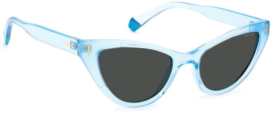 Polaroid Blue Plastic Sunglasses Blauw