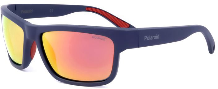 Polaroid Blue Nylon Sunglasses Blauw