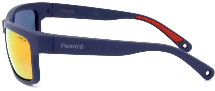 Polaroid Blue Nylon Sunglasses Blauw