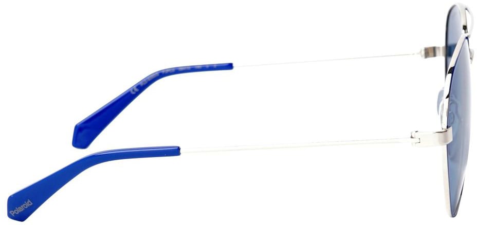 Polaroid Blue Metal Sunglasses Blauw