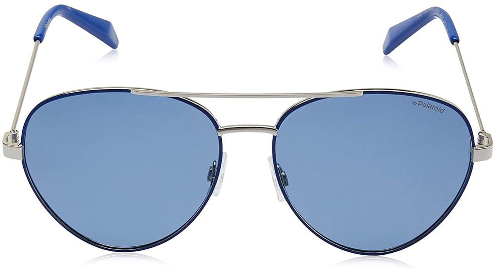 Polaroid Blue Metal Sunglasses Blauw