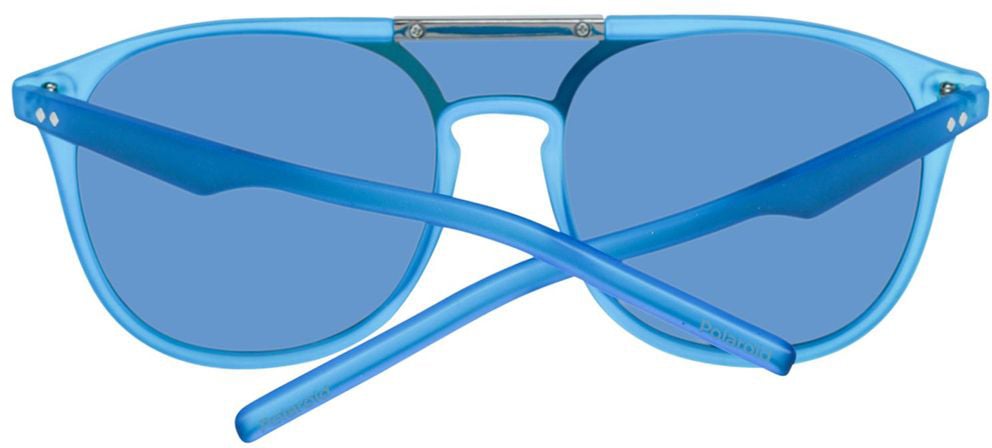 Polaroid Blue Plastic Sunglasses Blauw