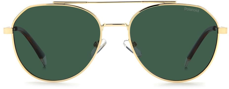 Polaroid Gold Stainless Steel Sunglasses Goud