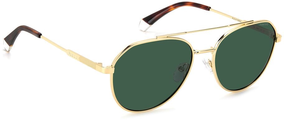 Polaroid Gold Stainless Steel Sunglasses Goud