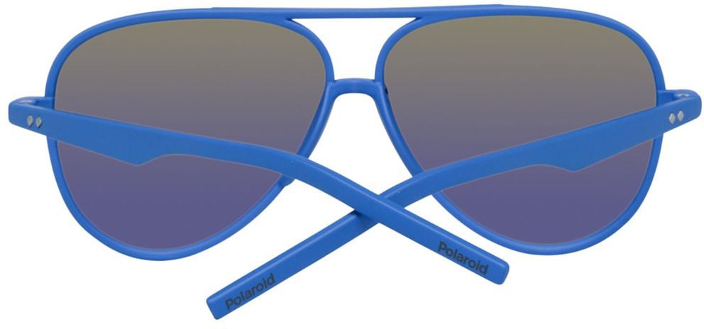Polaroid Blue Plastic Sunglasses Blauw
