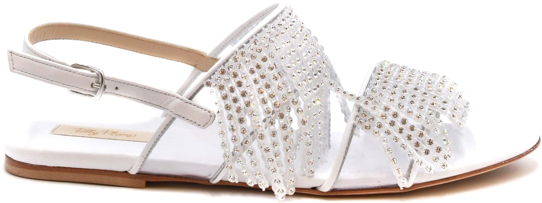 Polly Plume Sandals White Wit