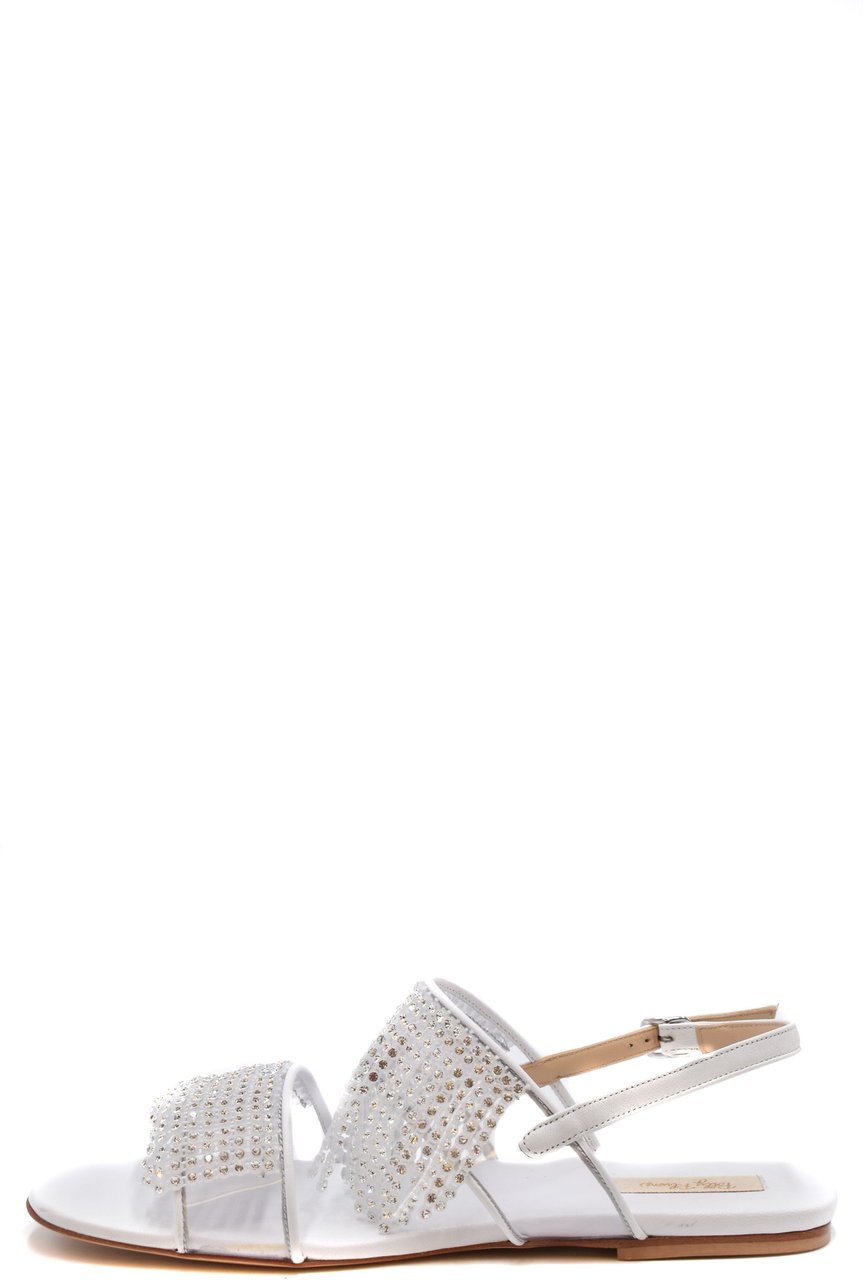 Polly Plume Sandals White Wit