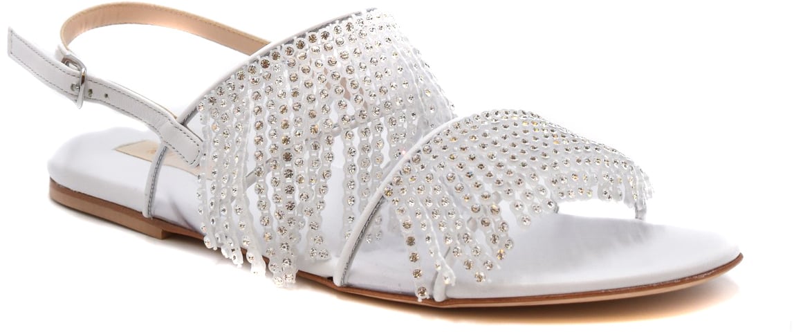 Polly Plume Sandals White Wit