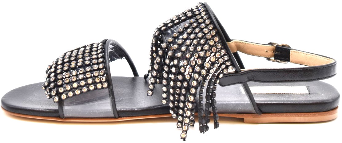 Polly Plume Sandals Black Zwart