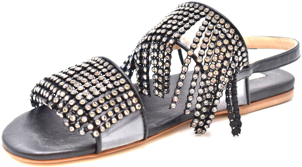 Polly Plume Sandals Black Zwart