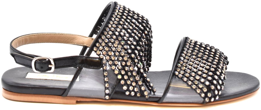 Polly Plume Sandals Black Zwart