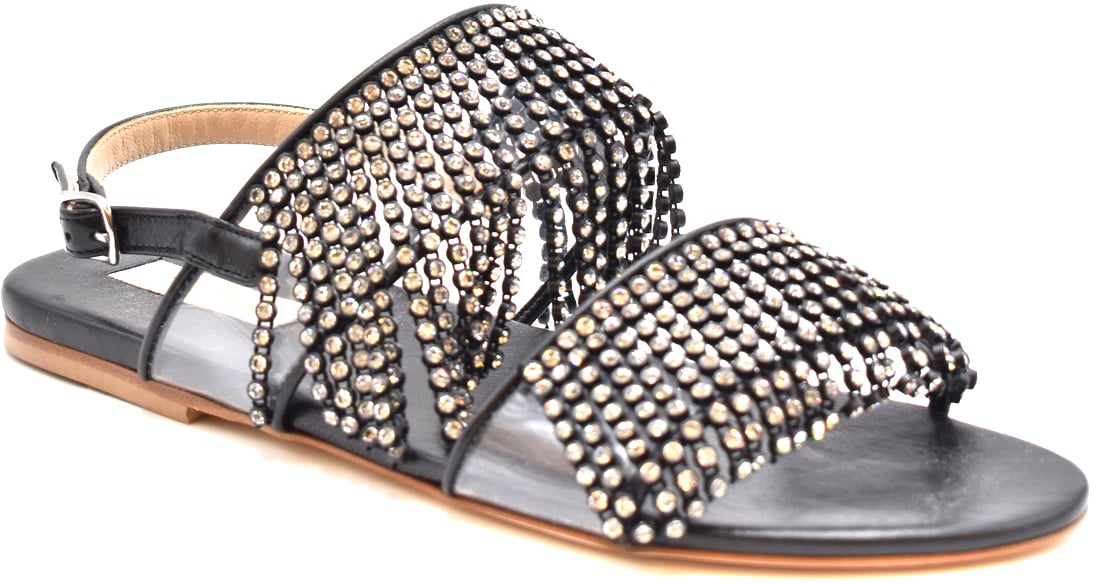 Polly Plume Sandals Black Zwart