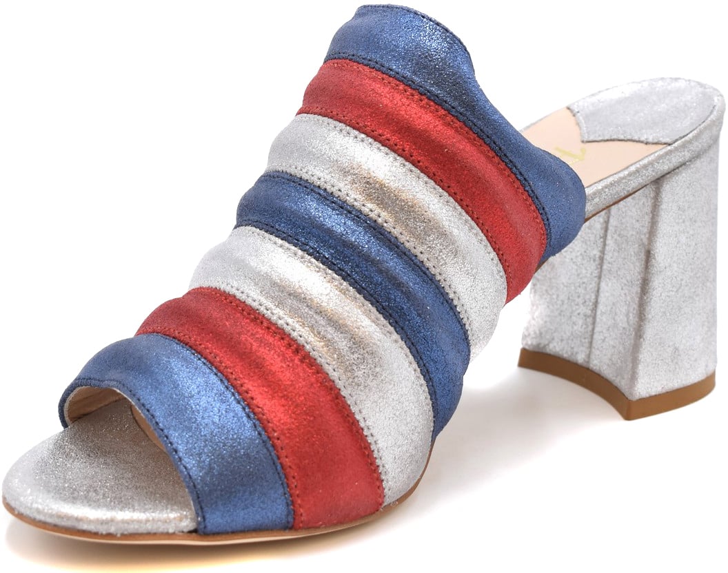 Polly Plume Sandals Silver Zilver