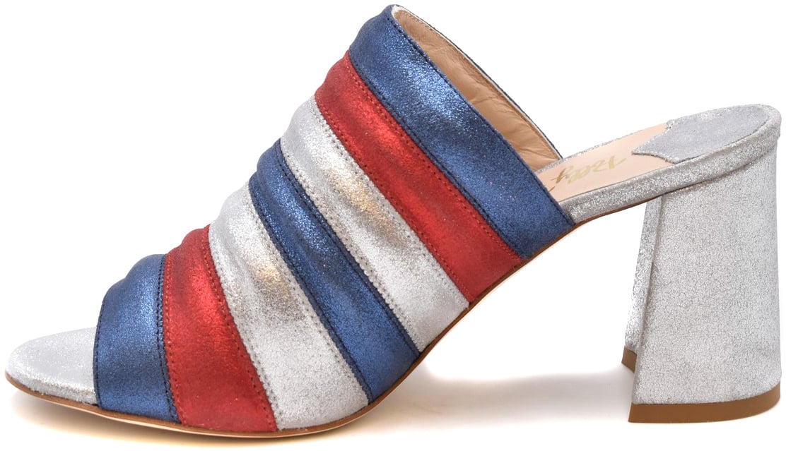 Polly Plume Sandals Silver Zilver