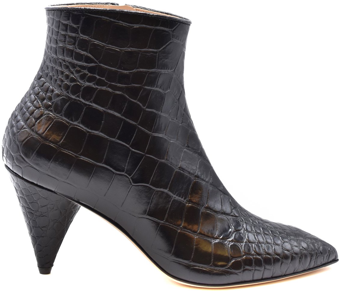 Polly Plume Booties Black Zwart