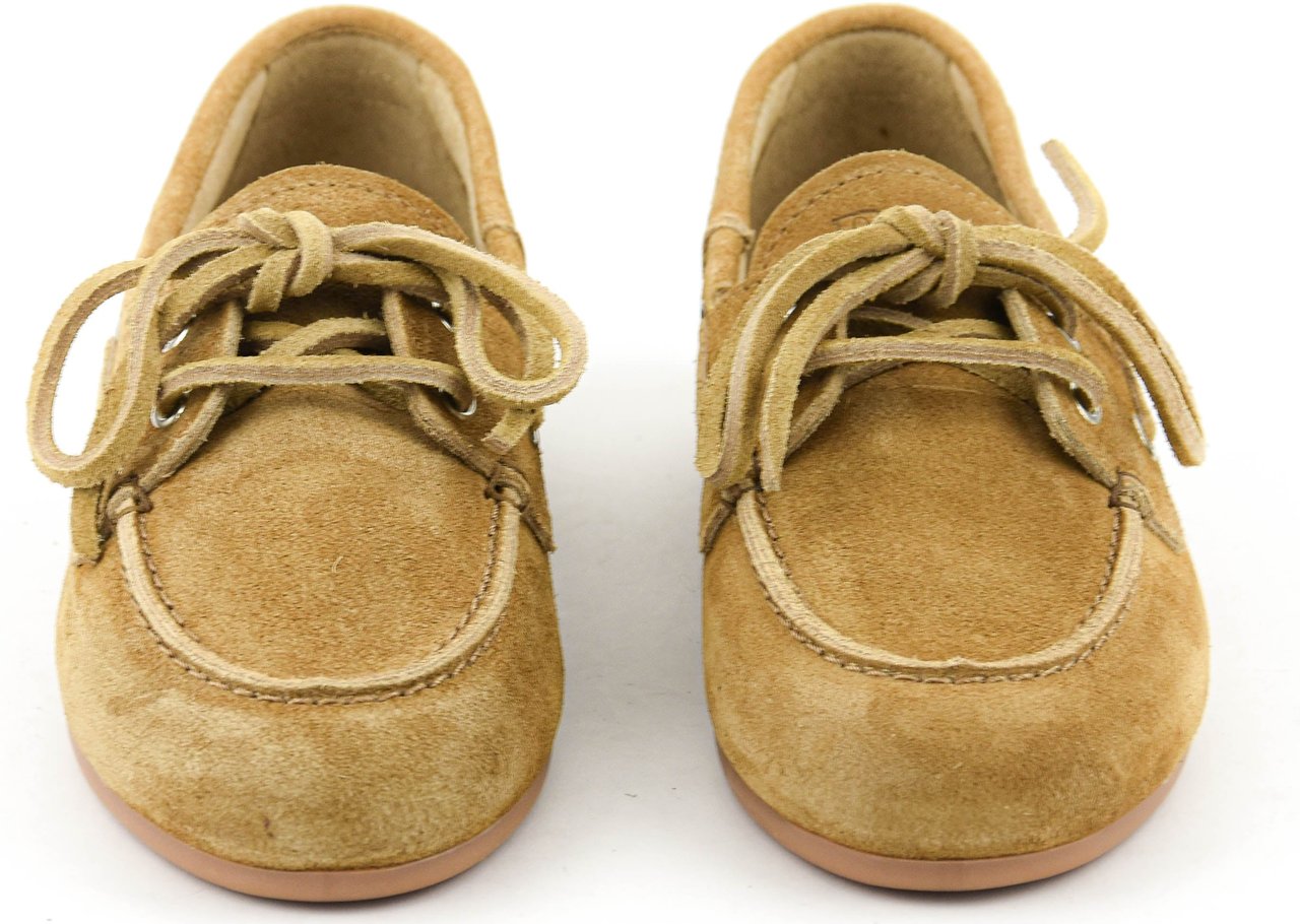 Posa Boat Loafer Tan Suede Bruin