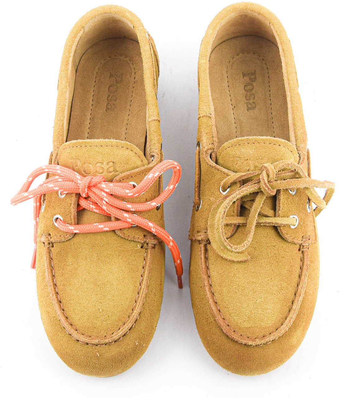 Posa Boat Loafer Tan Suede Bruin