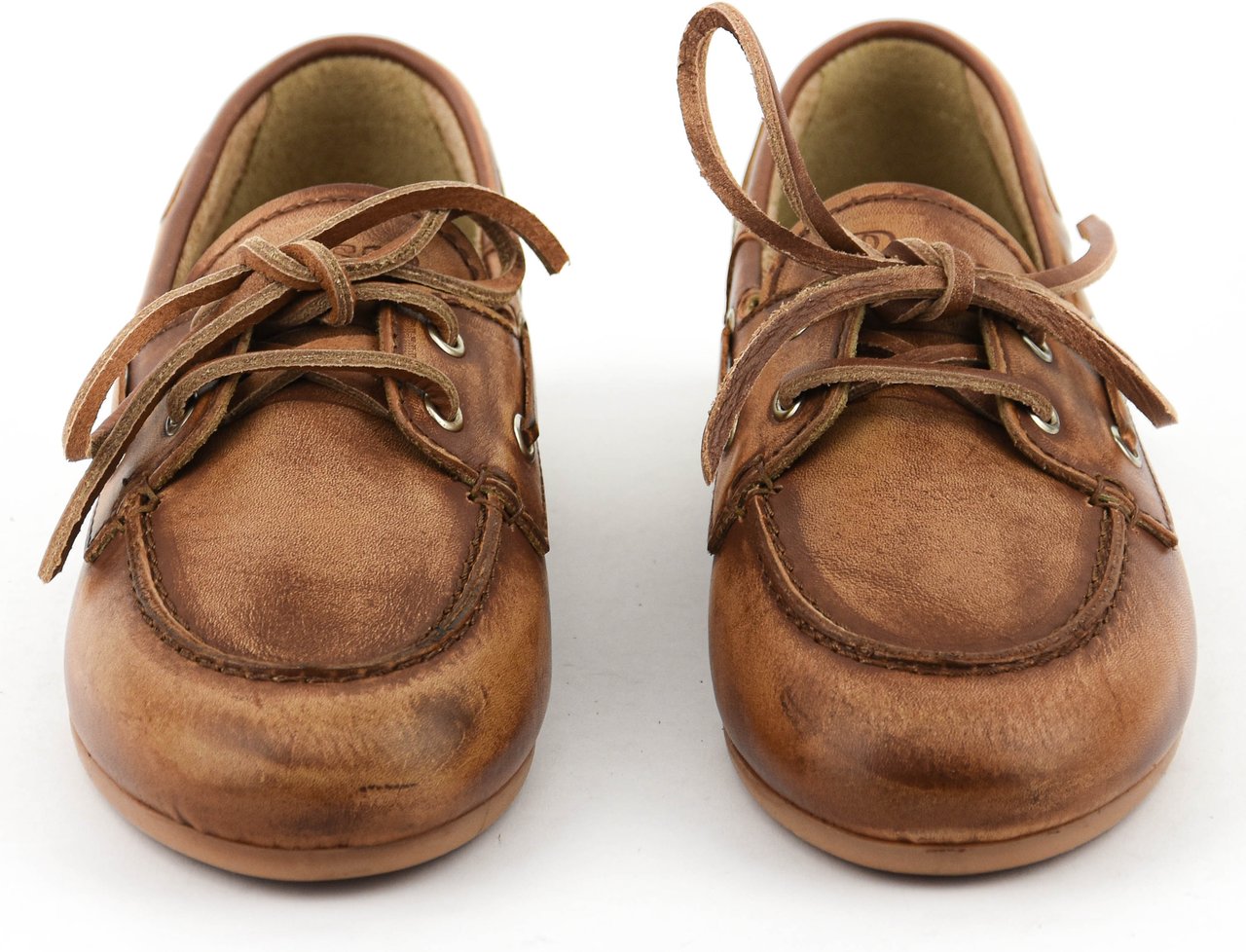 Posa Boat Loafer Brown Leather Bruin