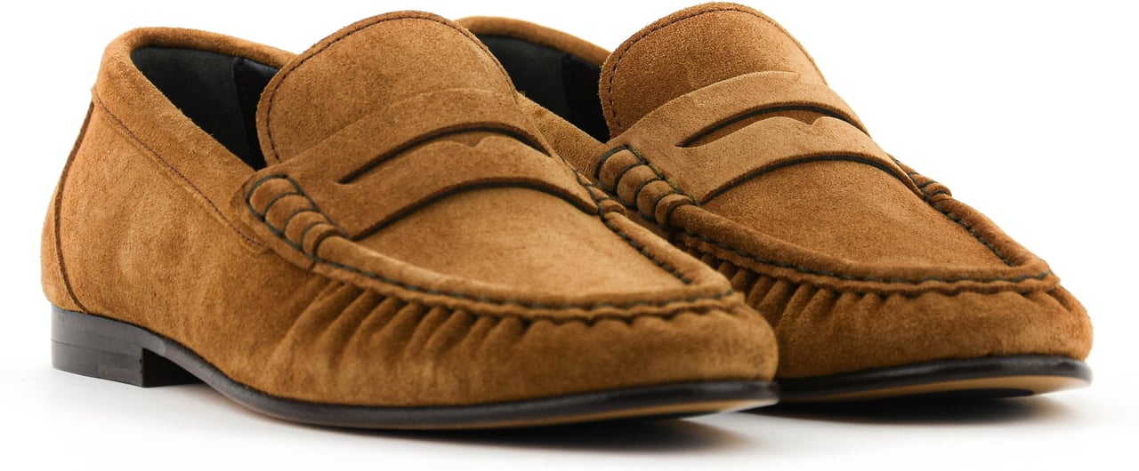 Posa Penny Loafer Wrinkle Cognac Divers