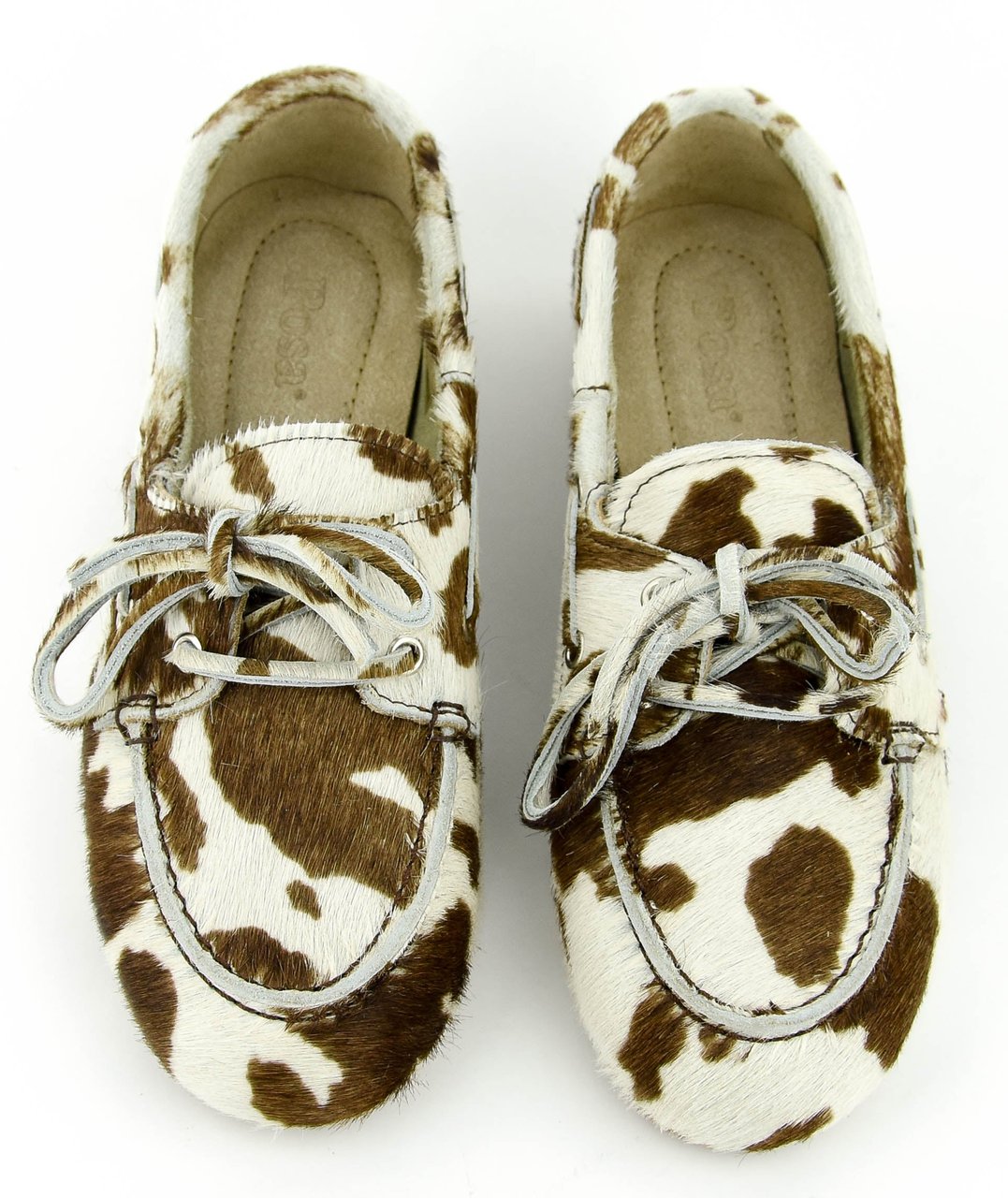 Posa Boat Loafer Cow Wit