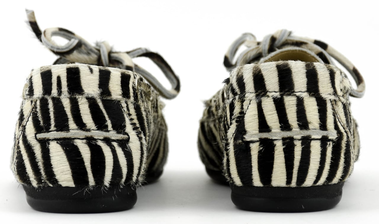 Posa Boat Loafer Zebra Wit