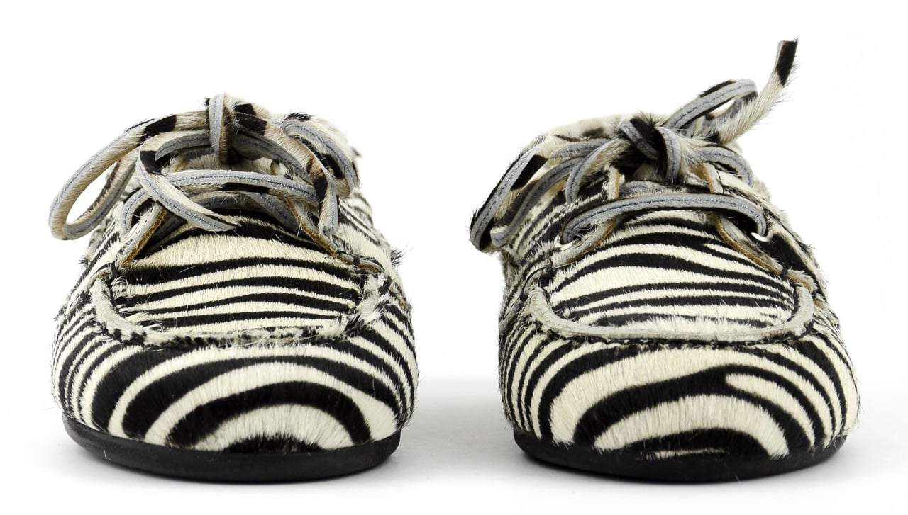Posa Boat Loafer Zebra Wit