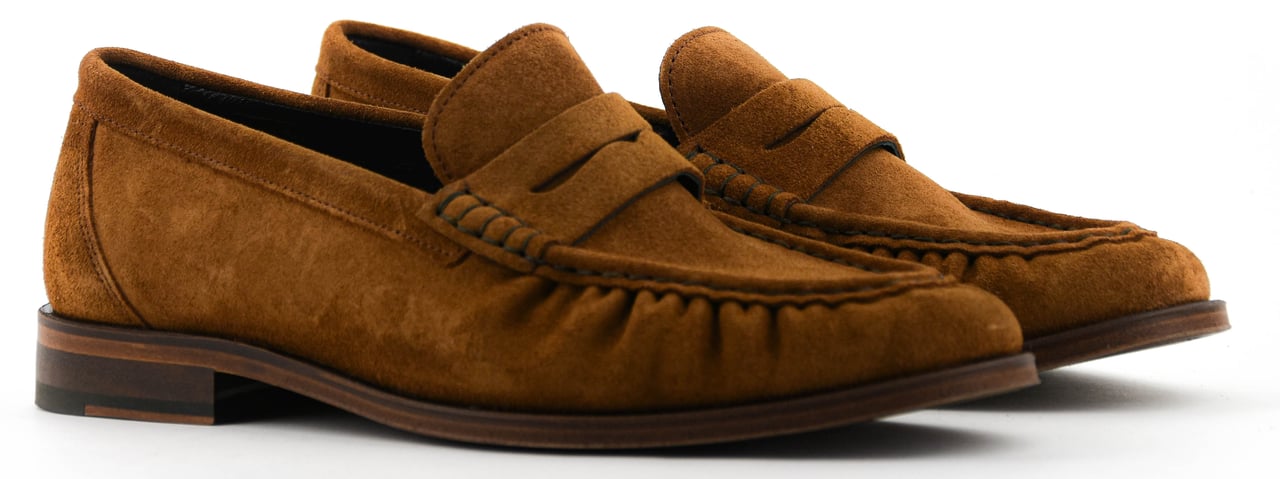 Posa Penny Loafer Dark Cognac Divers