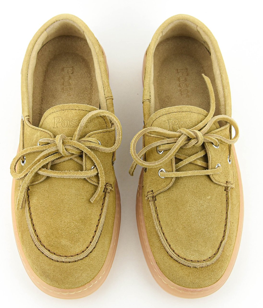 Posa Boat Loafer Man Tan Suede Bruin