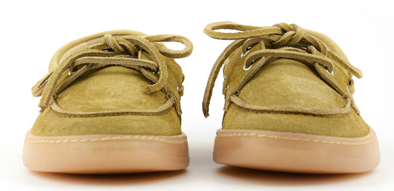 Posa Boat Loafer Man Tan Suede Bruin