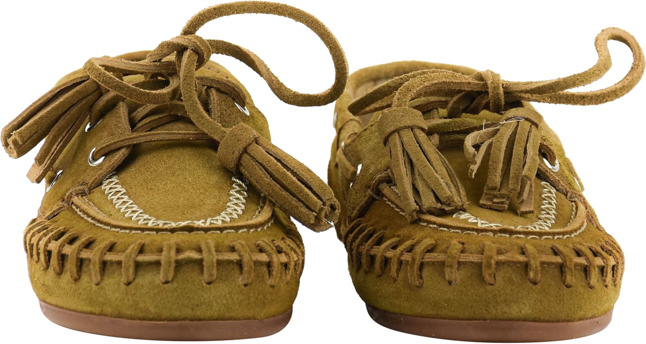 Posa Boat Loafer Fringe Tan Bruin