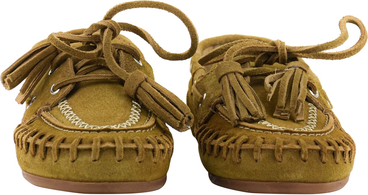 Posa Boat Loafer Fringe Tan Bruin