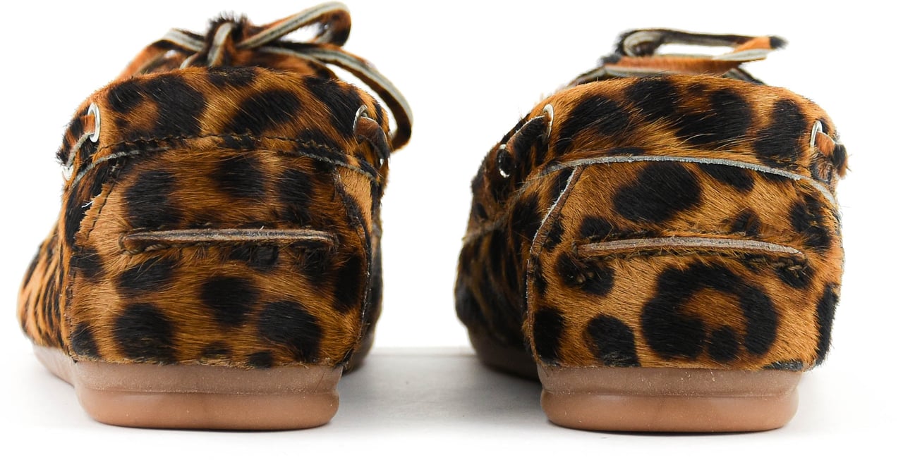 Posa Boat Loafer Leopard Bruin