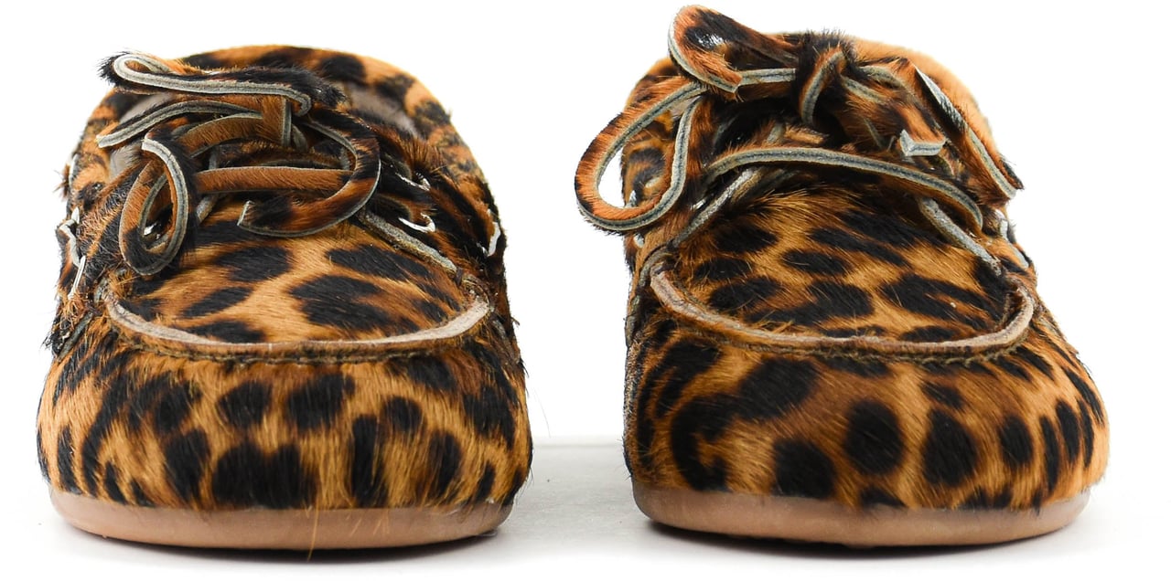 Posa Boat Loafer Leopard Bruin