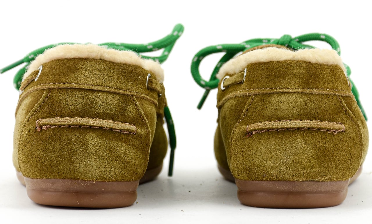 Posa Boat Loafer Desert Tan Fur Bruin