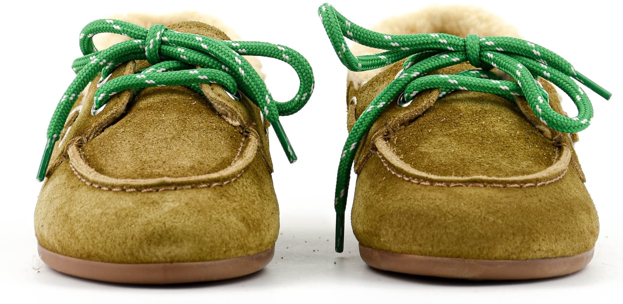 Posa Boat Loafer Desert Tan Fur Bruin