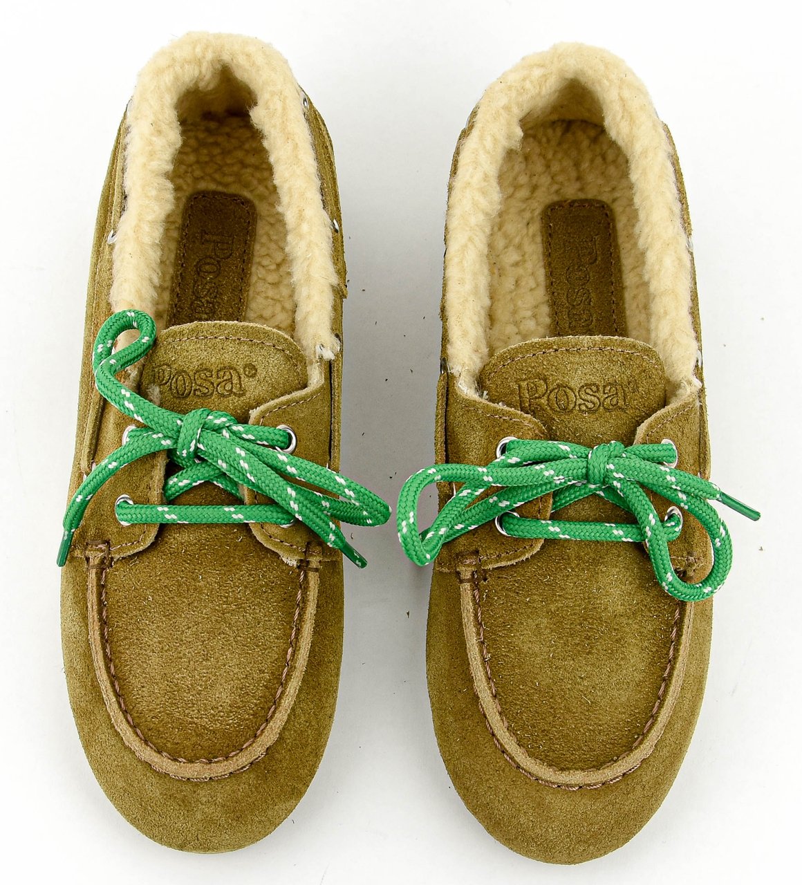 Posa Boat Loafer Desert Tan Fur Bruin