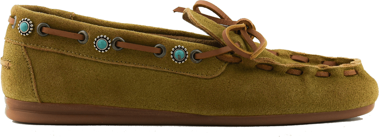 Posa Boat Loafer Western Tan Bruin